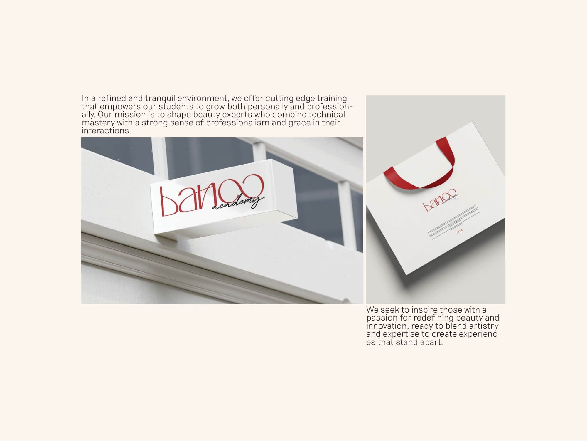 Banoo academy stationery and folder