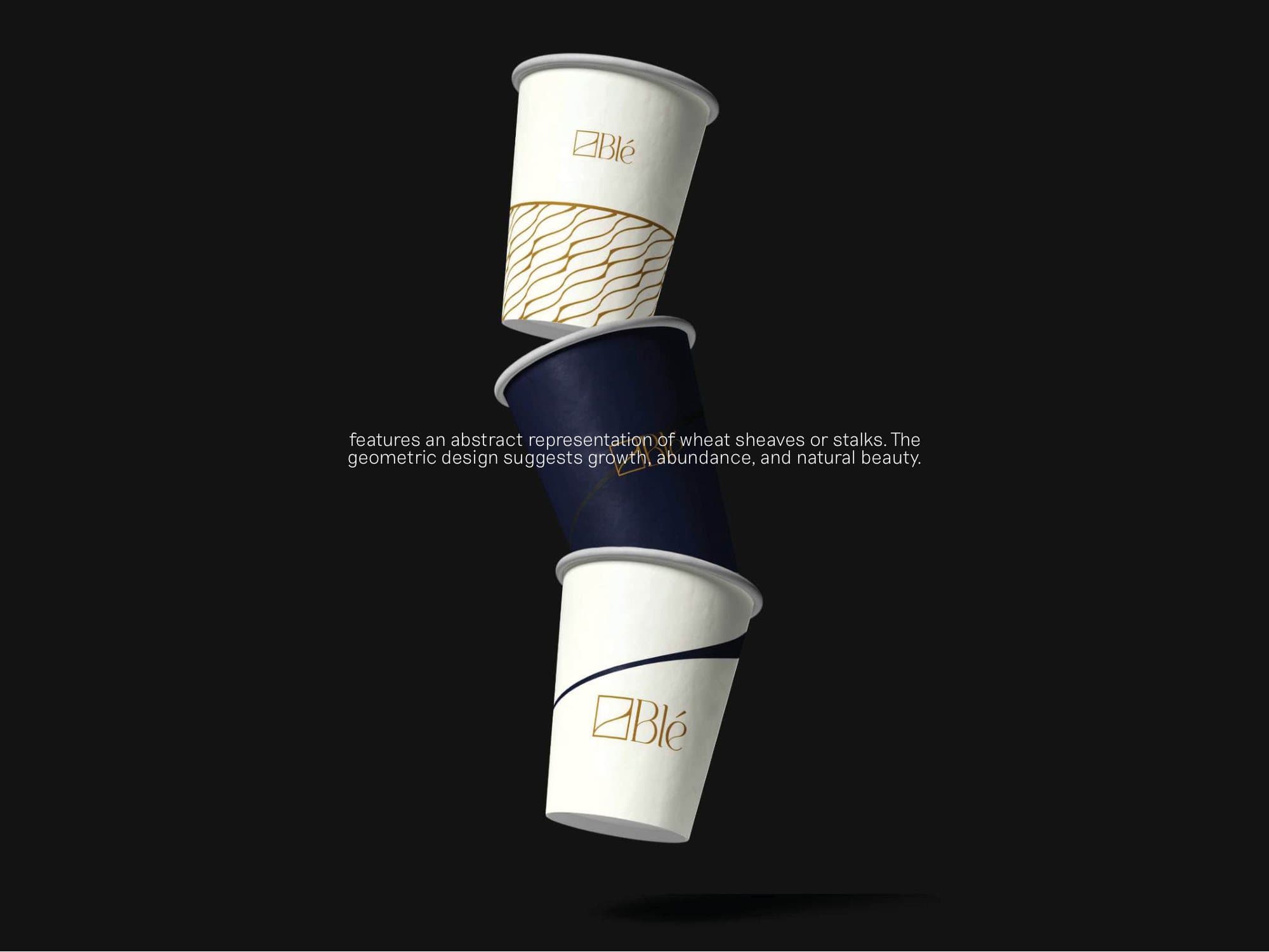 Branded takeaway cups