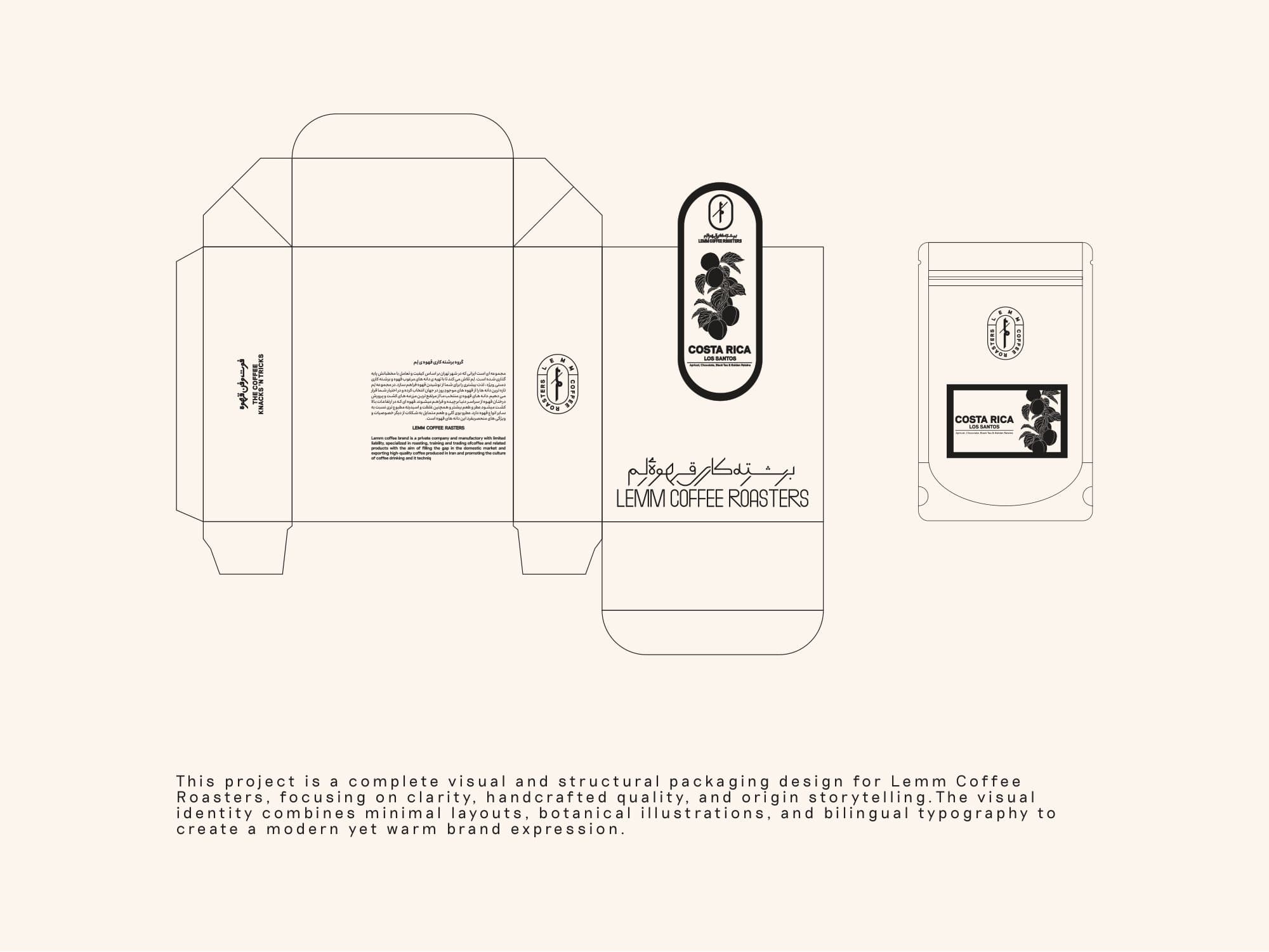 Die-cut structure and packaging drawings