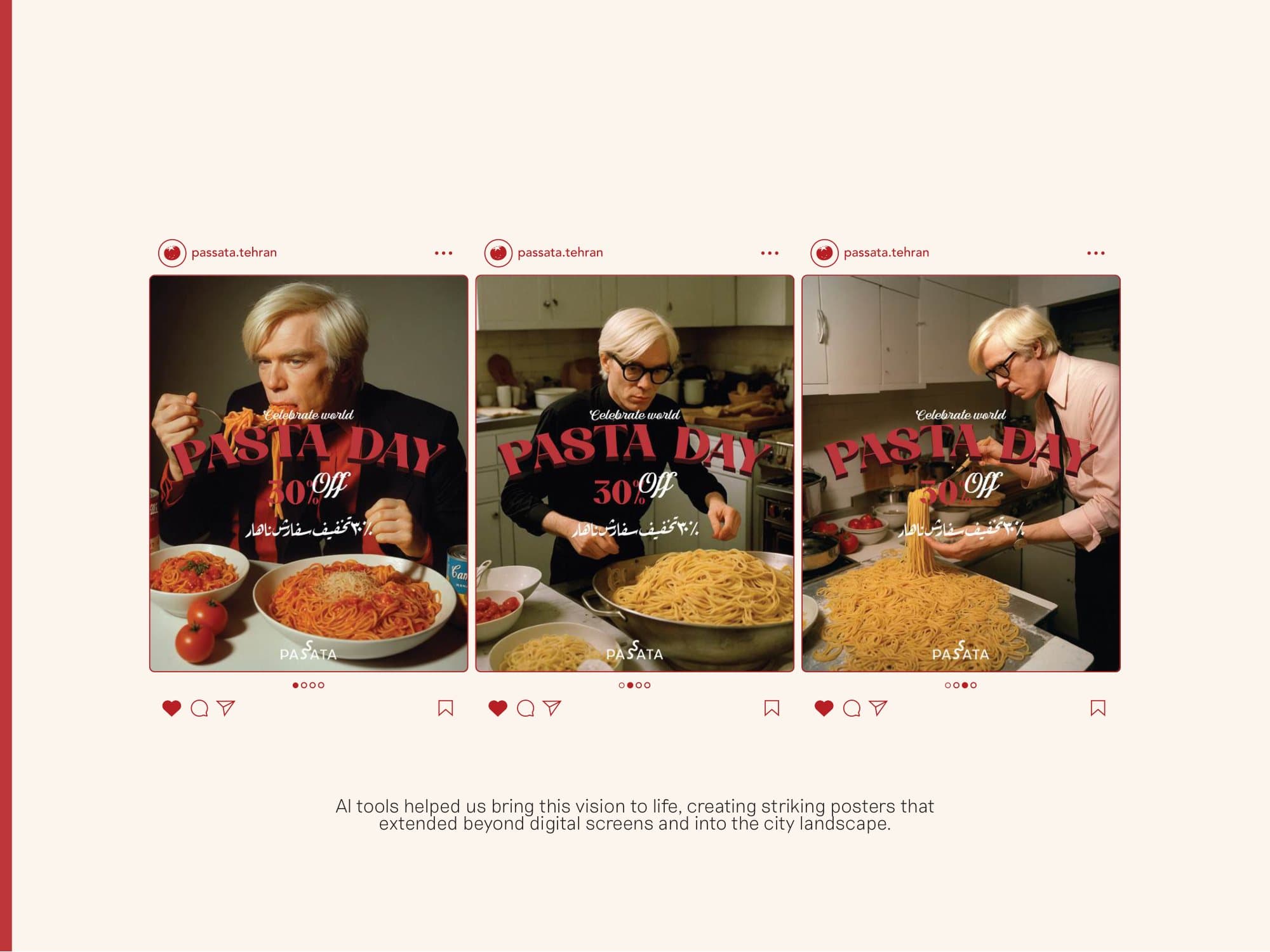 Pasta Day discount posts